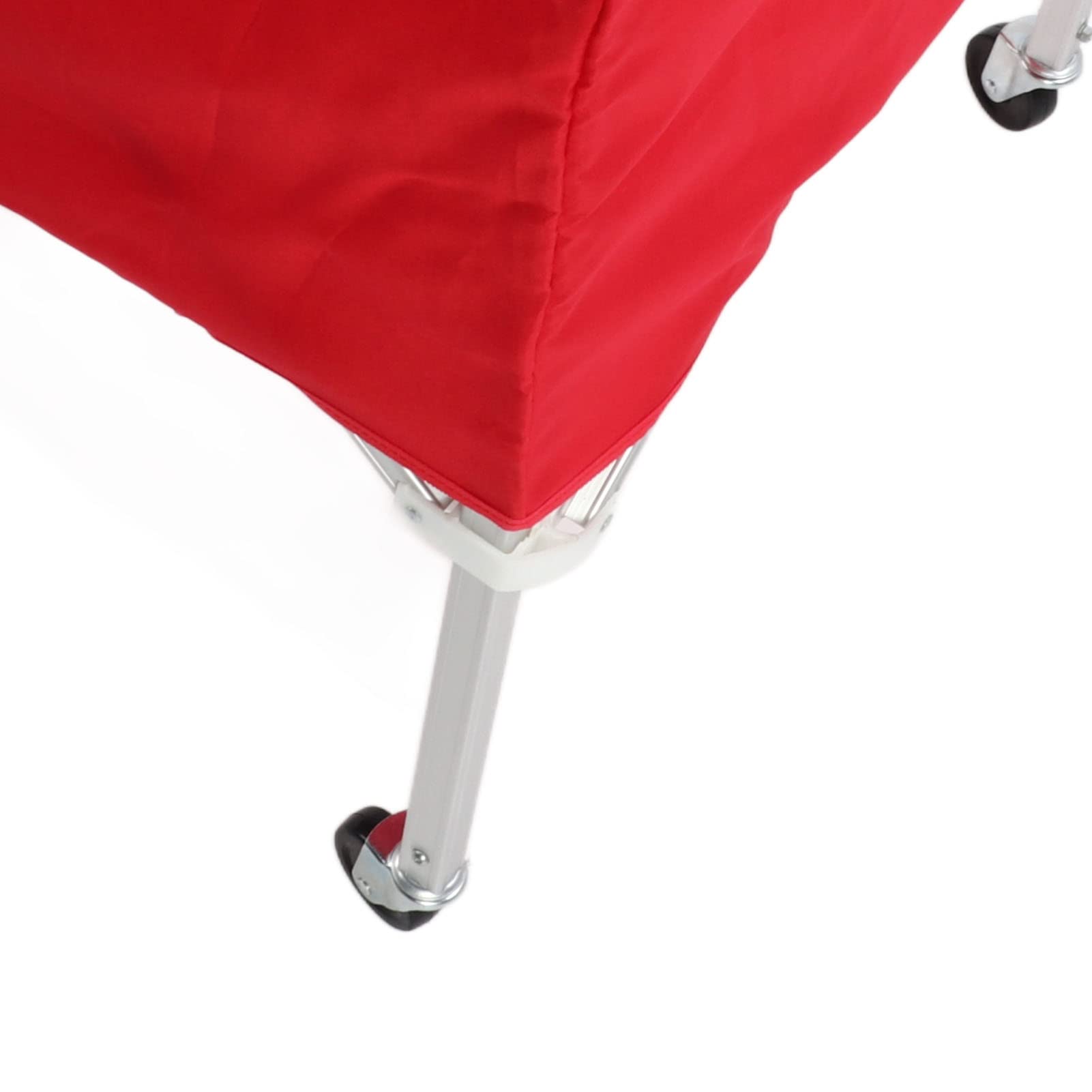 Carrello Pieghevole per Attrezzature per Palloni Carrello Portaoggetti Mobile per Palline in Lega di Alluminio di Grande capacità, Carrello per Pallavolo con Ruote Portatile per