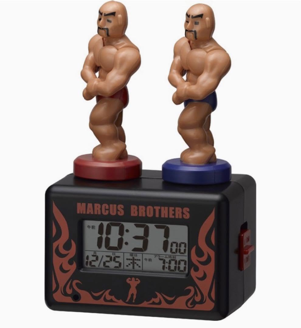 Amazon.co.jp: 希少品 リズム時計 マーカスブラザーズ 音声合成目覚し