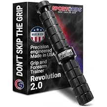 Sportgrips Sidewinder Revolution 2.0 مدرب قبضة وساعد بمقاومة قابلة للتعديل، مقوي معصم من الألومنيوم المؤكسد لقوة القبضة والتحمل والأداء الرياضي مصنوع في الولايات المتحدة الأمريكية