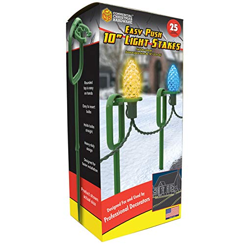 Adams Easy Push Lawn Stakes Green Polypropylene 25 pk