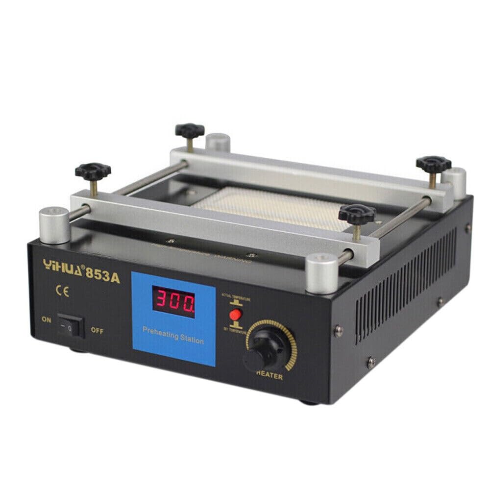 853A Station de chauffage, plaque chauffante, antistatique, inoxydable, 450 W, 220 V