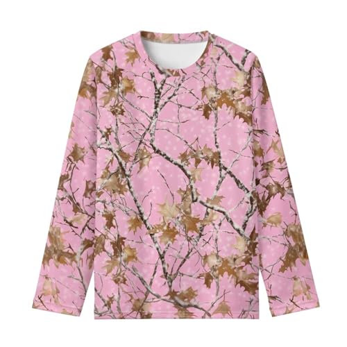 Image of Renewold Boys Girls Tees Kids T-Shirt Long Sleeve Crewneck T Shirts Casual Athletic Tops Clothing for Home School Travel