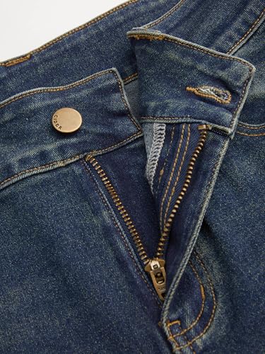 CIDER Jeans for Women Trendy Denim Low Waist Flared Jeans Solid Pocket High Stretch Flared Leg Trousers2