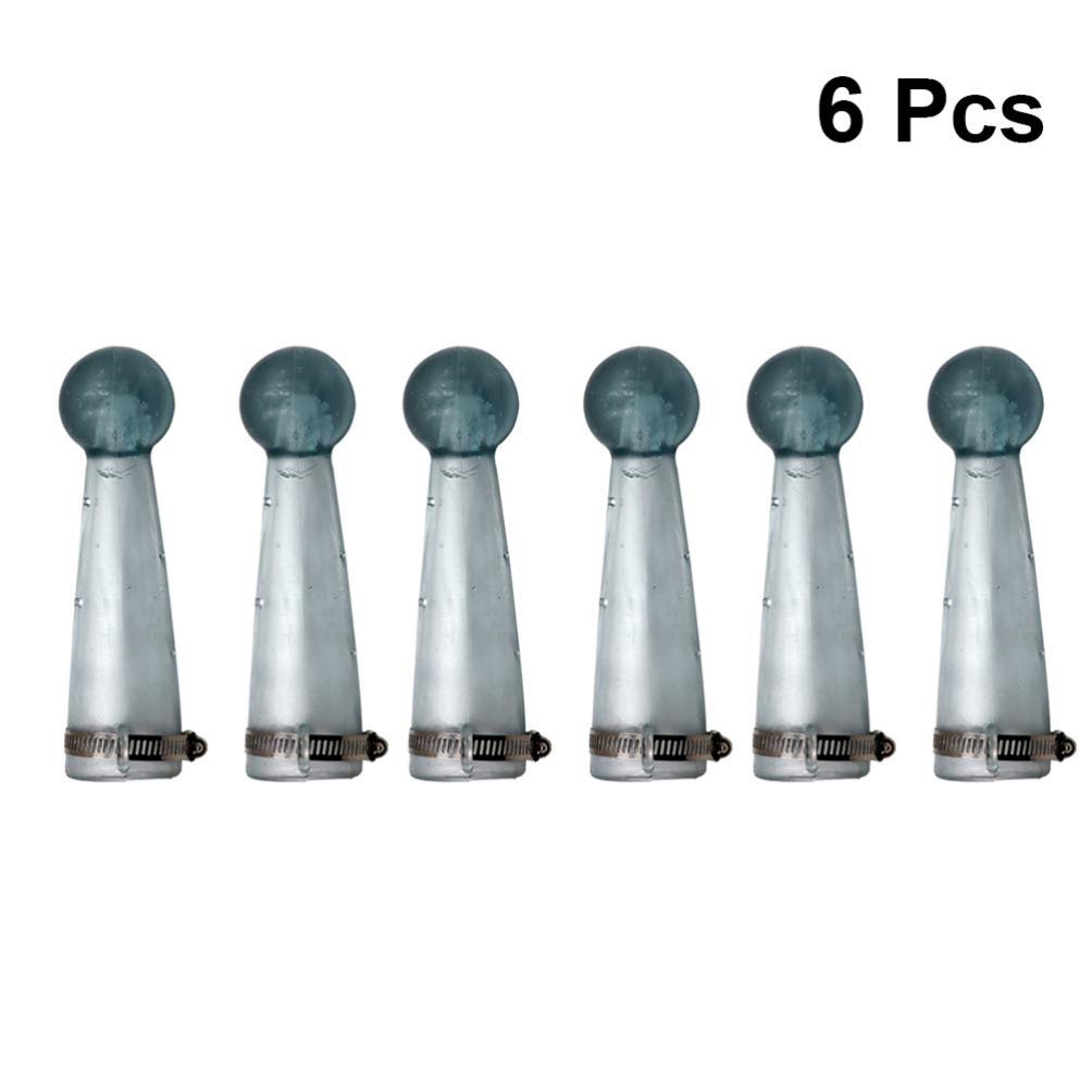 balacoo Bull Horn Protective Covers 3 Pair Silicone Cattle Horn Covers for Farm Supplies Random