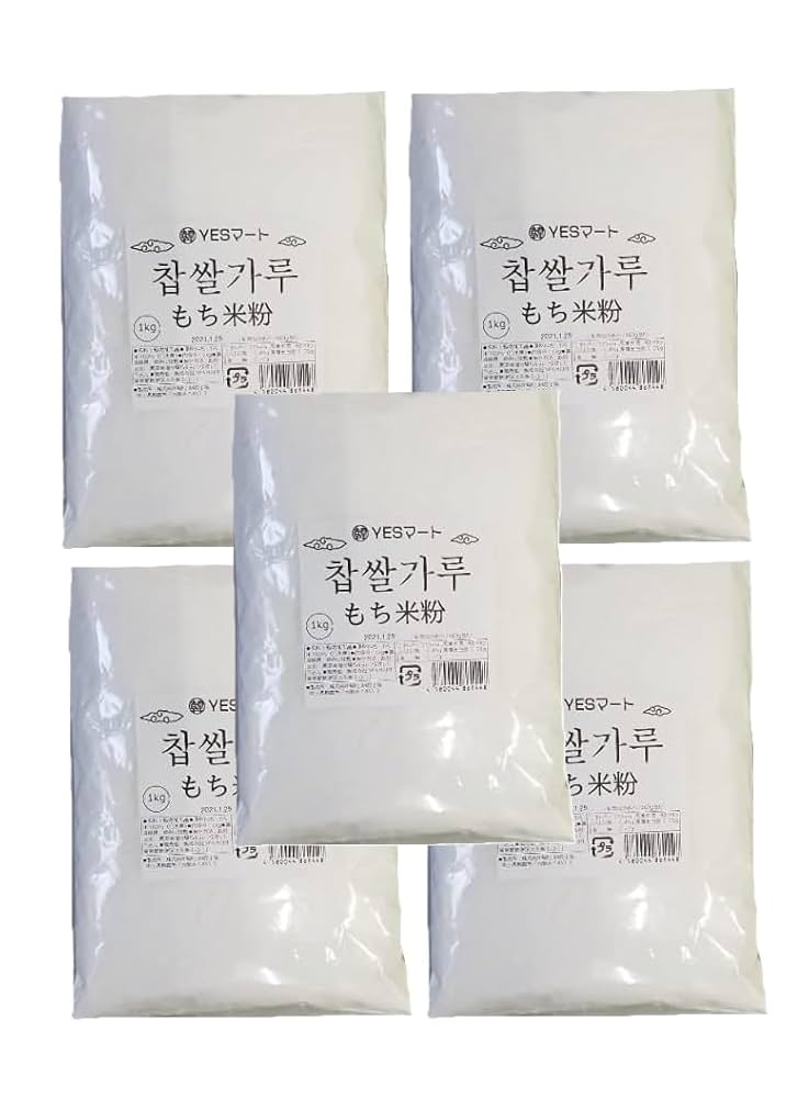 Amazon.co.jp: オールマット もち米粉1kg×5袋セット Allmart