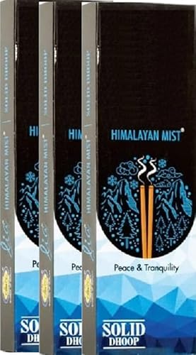 ADHAATA Lia Himalayan Mist Solid Dhoop | Bambooless Natural Dhoop dhoopam for Daily Puja, Homa/Havan/Rituals | Natural Fragrance | Odor Remover | Incense Dhoop Sticks (24pc Per Pack) (Pack of 3)