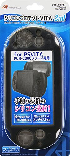 PS VITA2000 silicon protect PS VITA 2nd Black (japan import)