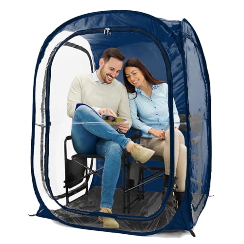 WeatherPod Pop-Up Sports Tent 12 Person Instant Setup MyPod Shark Tank Original All-Weather Shelter for Outdoor Sports Rain Wind & Cold