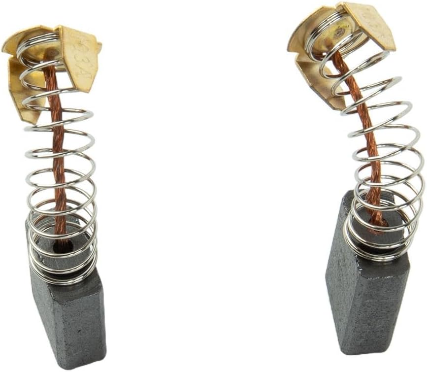 Carbon Brushes 6x10x17mm Motor Repair Parts, 10-Pack Replacement Set for Electric Motors and Power Tools with Enhanced Electric Braking