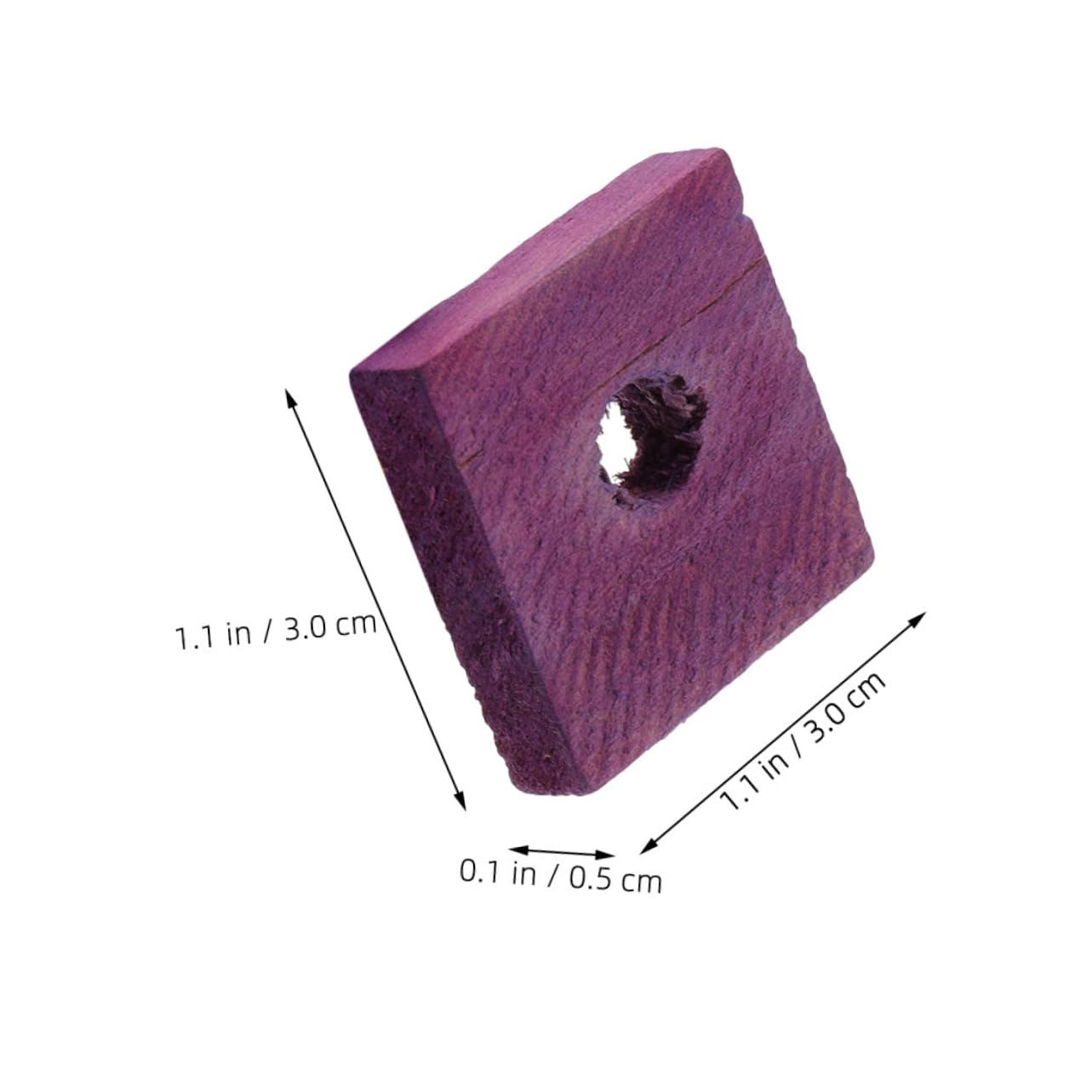 Sosoport 250piezas Juguetes para De Madera Bloques Masticables para Aves Juguetes para Morder Jaulas Diversión y para Periquitos y