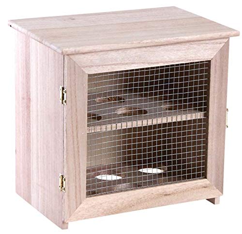 AUBRY GASPARD - Placard 12 Œufs Bois - Porte Grillagée - Contreplaqué Blanc - 22x15x21 cm - Léger 0.60 kg - Livré Monté - Conservation Aliments - Design Pratique
