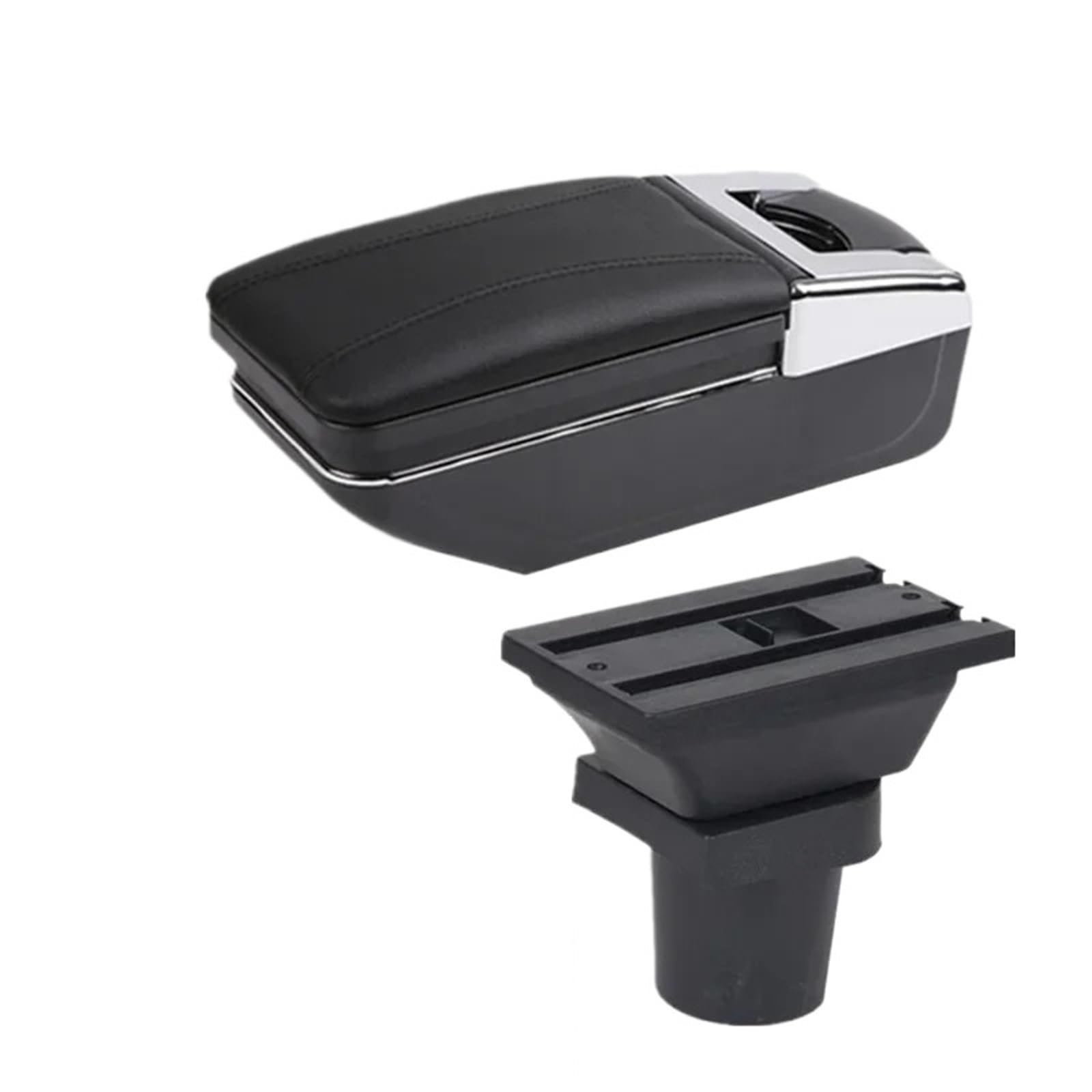 JMOLXURI Car Armrest Box For Toyota For Yaris 3 For Hybrid For For Vitz Car Armrest Box Center Console