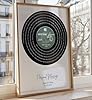 Made by Mika Ltd Personalised Vinyl Record Print – Custom Song Lyric Wall Art Gift | A5 A4 A3 Sizes | Choose Colour & Frame | Music Keepsake for Couples, Weddings & Anniversaries (Sage Green) #3