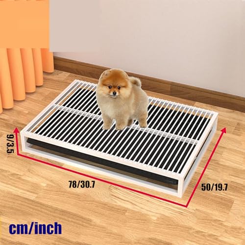 Bac à litière pour chien extérieur portable grand format 78cm