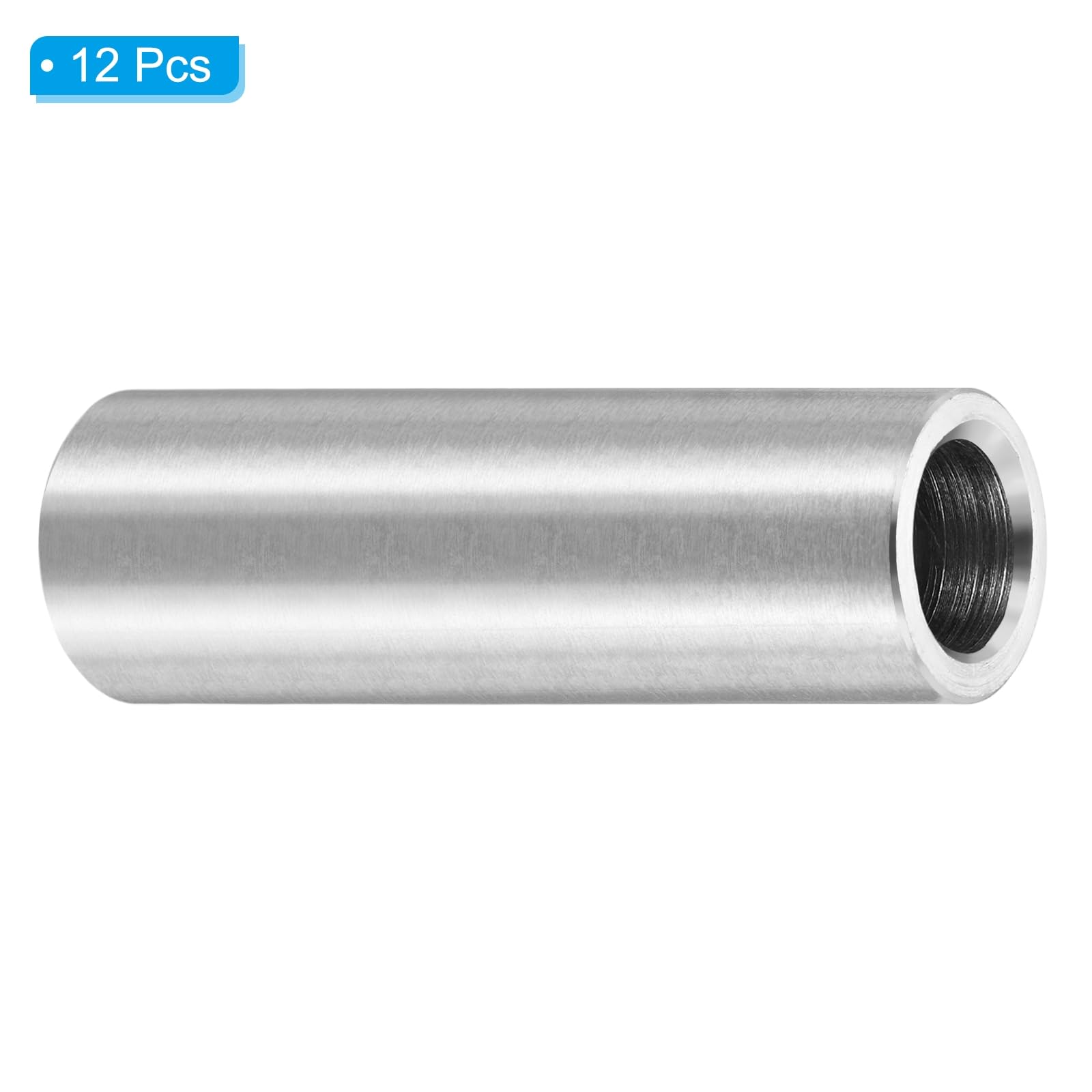 PATIKIL M8 Stainless Steel Spacers, 12Pcs Metal Spacer 8mm ID x 12mm OD x 40mm L Screw Standoff for 5/16" or M8 Screw - Image 3