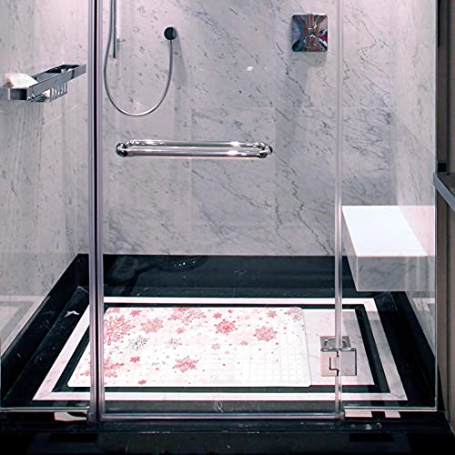 Alfombrilla de baño coral 71 x 40 cm de diseño invernal 7