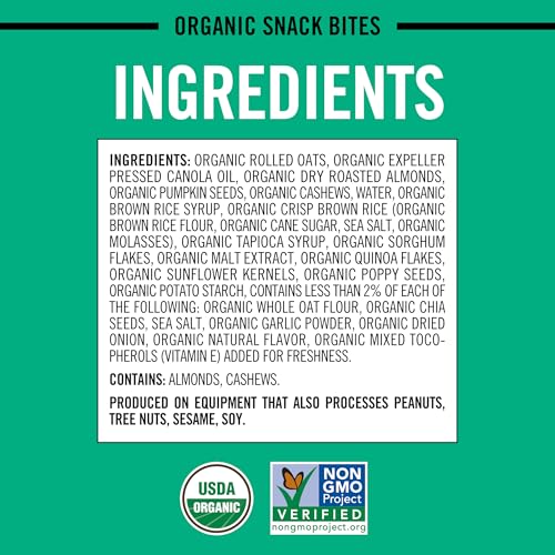 Dave's Killer Bread Epic Everything Organic Snack Bites, Everything Flavor Organic Snacks, 7.2 oz - image 2