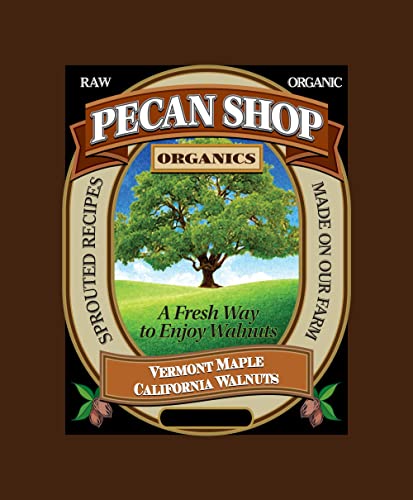 Image of Pecan Shop Organic California Walnuts for Snacking, Family Orchard Grown, Sprouted, Vermont Maple Glazed - (20 LB)