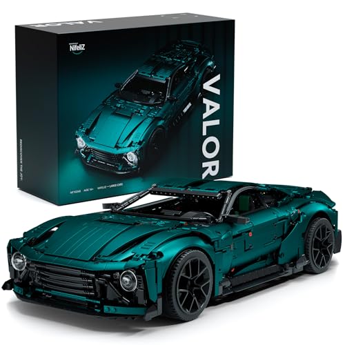 Nifeliz Valor Sports Car Scale Model Building Set for Adults