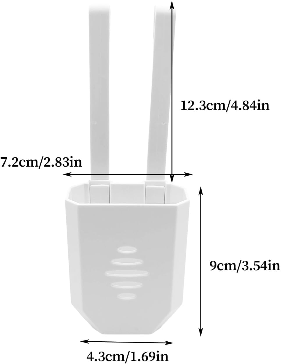 Toilet Tank Tablet Holder Easy Installation Agent Storage Bracket image 2