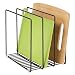 mDesign Organizador de cocina en metal – Soporte metálico con 3 apartados...