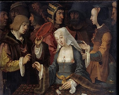 Tableau Card Shooters Lucas Van Leyden affiche d'art aux détails d'une finesse absolue