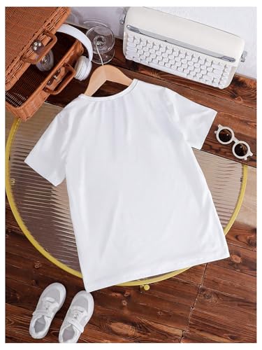 Girl's Graphic Tees Short Sleeve Crew Neck T Shirt Vintage Y2K Summer Tops Streetwear2