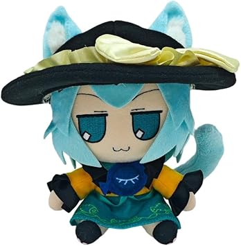 Cat Stuffed Figure Home Decor Doll Figure Dress Up Cute 16cm Komeiji Koishi