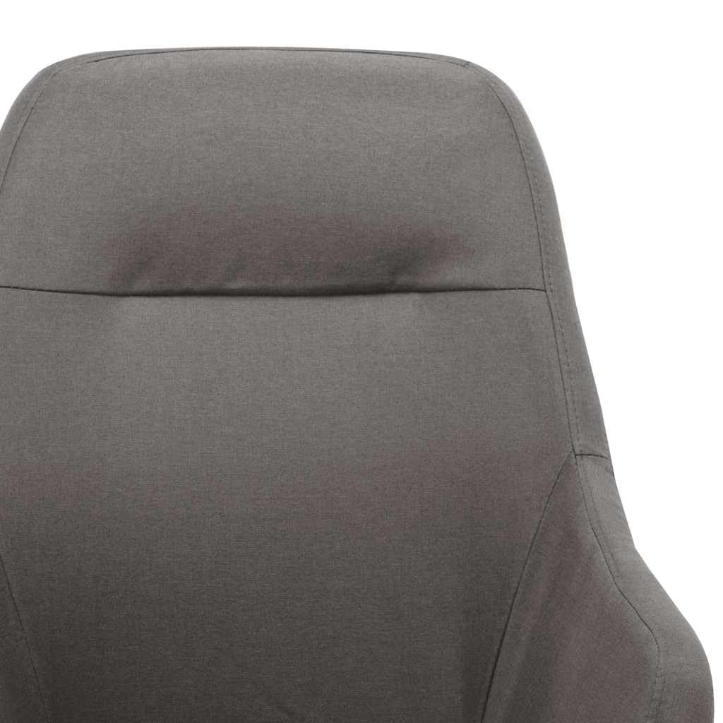 Mecedora de tela gris claro con patas de madera de haya y marco de metal pulverizado, 61 x 80,5 x 89 cm, acolchada para salón, dormitorio, habitación de bebé