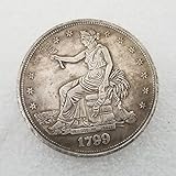 【CARACTERÍSTICAS】: Nuestra moneda COPIA tiene una mano de obra exquisita, detalles asombrosos, material de alta calidad, le brinda una sensación perfecta, experimenta el valor histórico y el encanto de las monedas de plata.