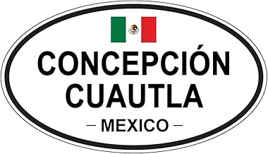Concepcion Cuautla, Mexico - Oval Sticker