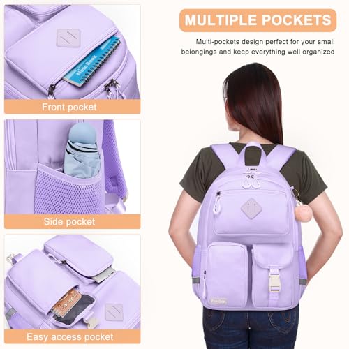 Image of School Backpack for Teen Girls, Cute College Backpacks for Kids Students