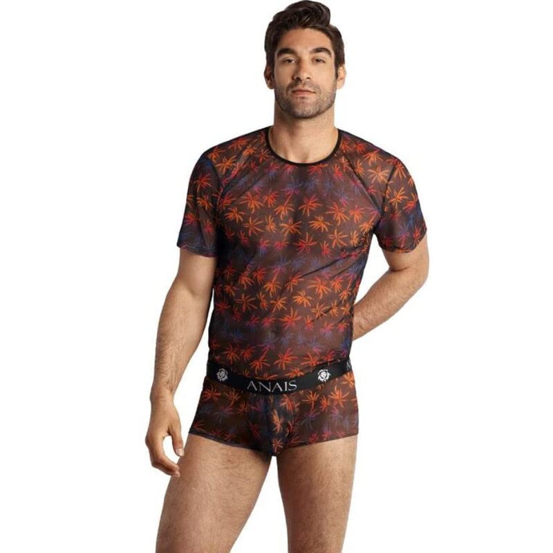 Chill T-Shirt M Anais Men t-shirt de détente noir en coton bio pour homme