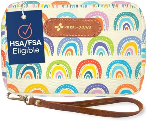 KeepGoing Travel First Aid Kit for Kids – 130 Pc. for Car, Home, ...