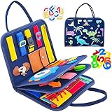 Withosent Busy Board für Kleinkinder 4-Schichten, Activity Board Montessori Spielzeug Baby ab 3 4 Jahre Mädchen Junge, Grundkenntnisse Erlernen