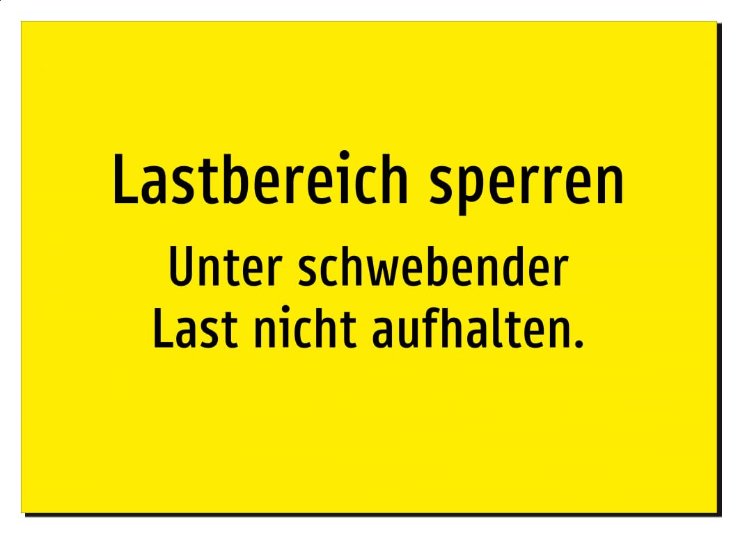 36422-DE-T-08 | Lastbereich sperren - Unter schwebender Last nicht