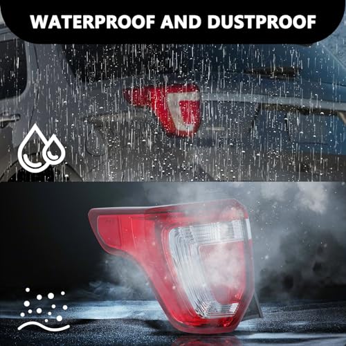 Image of Aosky LED Tail Light Assembly Compatible with 2016-2019 Ford Exlporer Police Interceptor Rear Taillight Brake Signal Lamp with Bulbs LH (Left Driver Side)