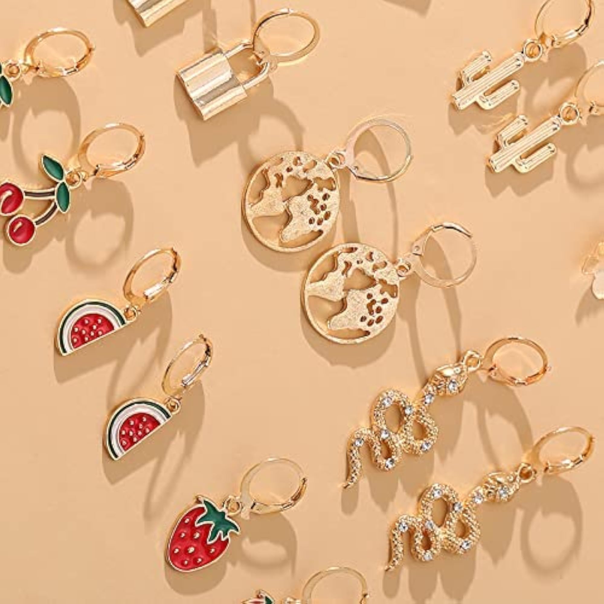 Women's Jewellery Plated Earrings Combo, Stylish Set