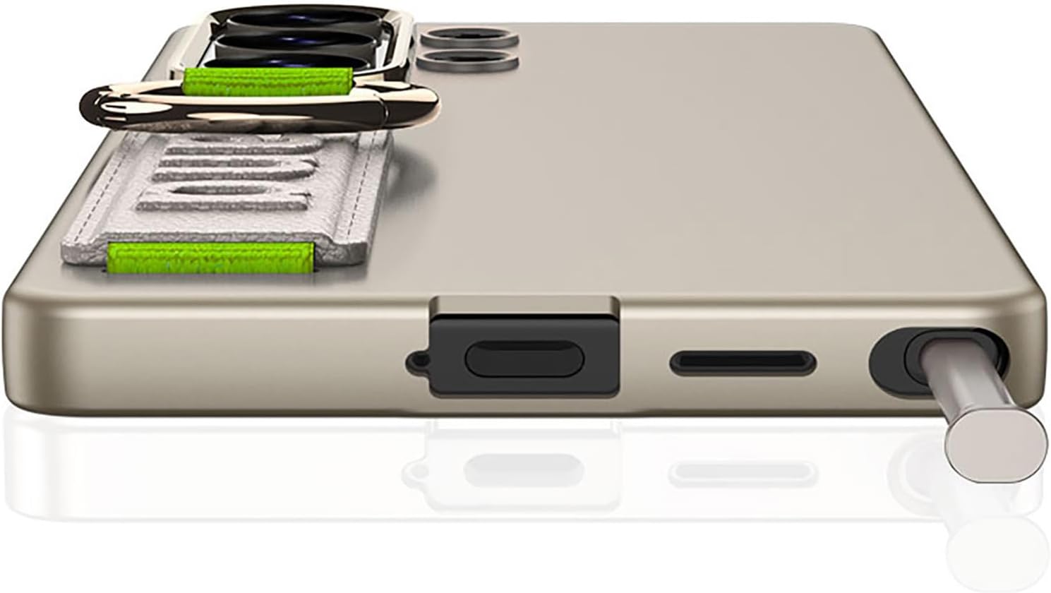 Ultra-Thin Case for Samsung Galaxy S26/S26 Plus/S26 Ultra, Four Corner Seismic Protection Cover, with Ring Wristband Case(Gray,S26 Plus)