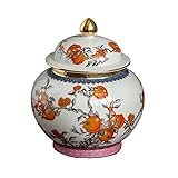 KOHUS Teedose, Teedosen, Retro-Teedosen, Keramik, versiegelte Dosen, Haushaltstee-Aufbewahrungsdosen, Teekannen für losen Tee, Aufbewahrungsbehälter