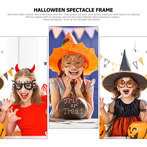 KESYOO 3 Peças de Ã“culos de Festa de Halloween Aranha Ã“culos Fantasma de Abóbora de Halloween Masq