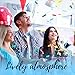 Multicolor Confetti Cannon Party Poppers |Pack of 4| Biodegradable and Air Powered |Launches 25ft| Confetti poppers for Graduation, Birthdays, Weddings, New Year's Eve 6 Free Party Decoration Balloons
