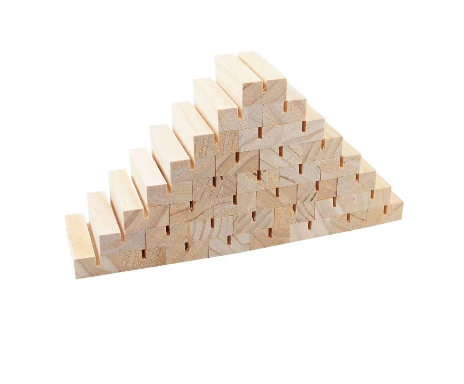 Tischkartenhalter aus Holz, Tischnummernständer, Schilderständer, Bildhalter für Hochzeitstisch, Namennummer, Bilder (15 Stück)