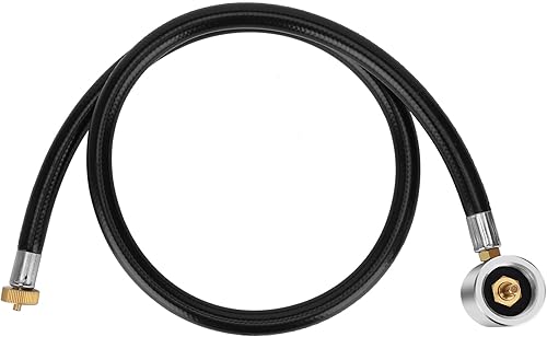 WADEO Manguera de repuesto para estufa de campamento de combustible doble, manguera reguladora de propano CGA600 y M16* 1 de 3 pies para estufa de