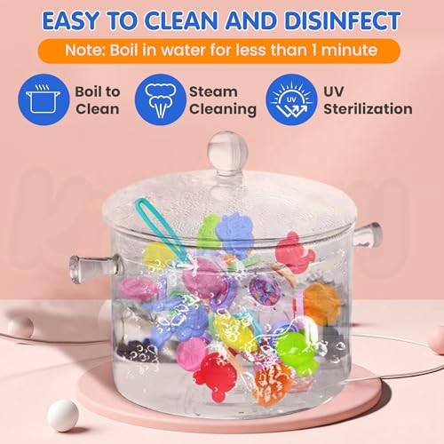 Image of Kidology Baby Teether Silicone Ball Toy for 6-12 Months Babies, Multiple Sensory Teething Ball, Infant Rattles Developmental Toys Gifts for 1 2 Year Old Boys Girls, teether Toys for Babies, Toddlers