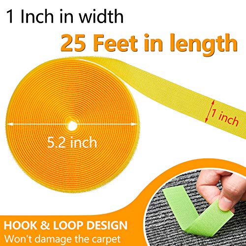 Zonon ZONON-FEET CARPET MARKER-01 6 Rolls Carpet Marker Strips, Floor Tape thumb #1