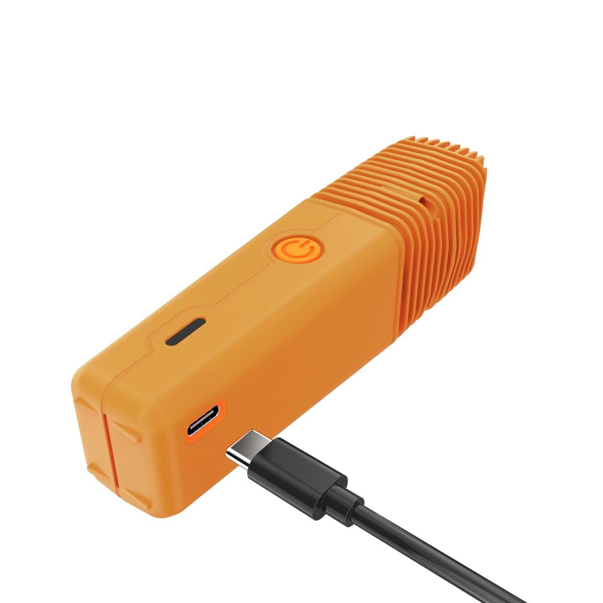 VEAZY Vaporizer von Storz & Bickel – Alluring Black - Kompakter Premium-Kräuterverdampfer (Inspiring Orange)