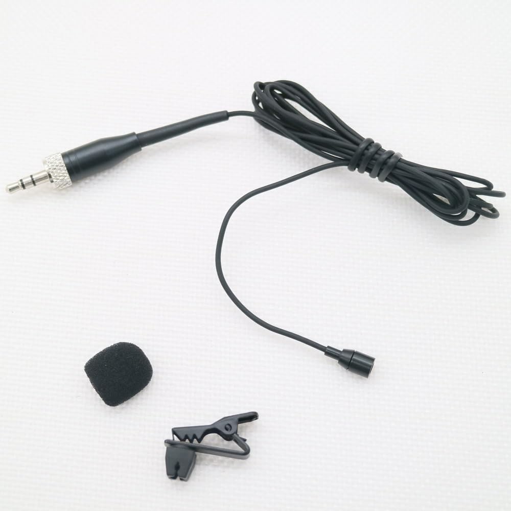 Tie Clip On Lavalier Microphone for Sennheiser Wireless Pocket System 3.5mm Lock Jack - Image 6