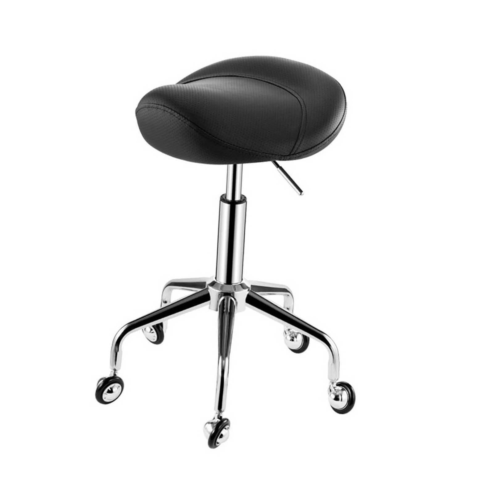 Tabouret de selle anti mal de dos avec roulettes et chaise ergonomique