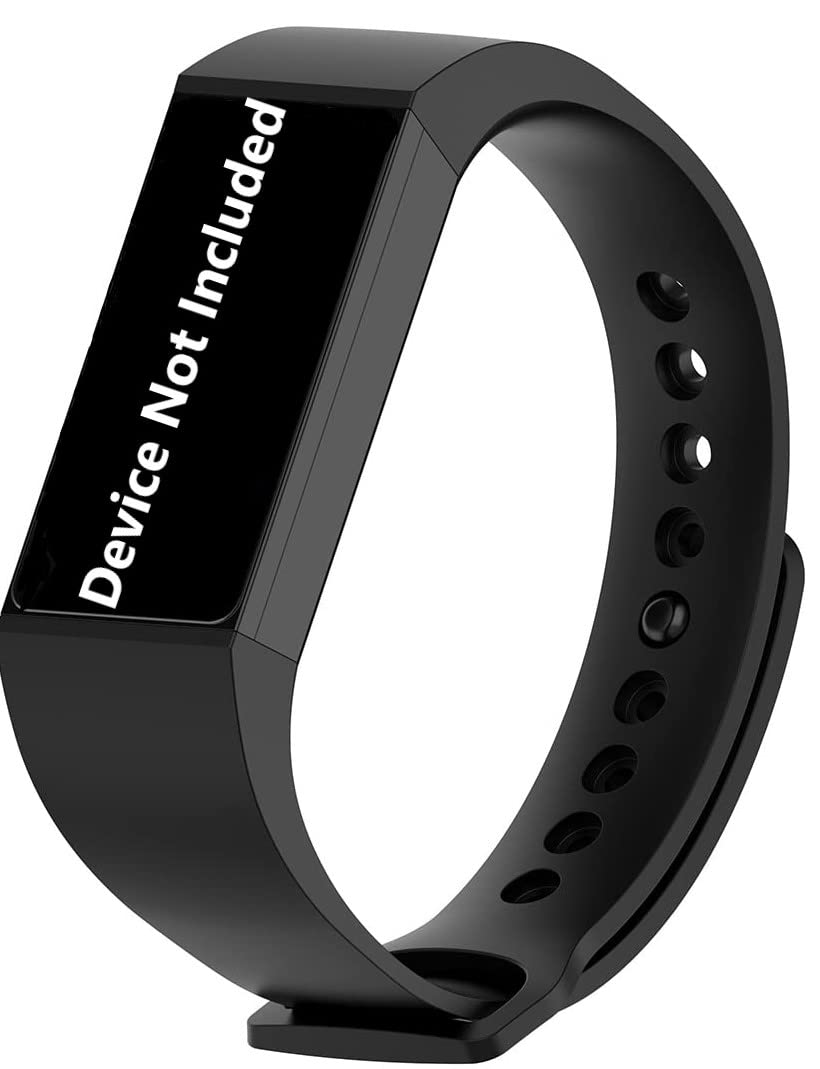TechMount Mi Band 4C Strap and Redmi Smart Band Strap Soft Silicone Adjustable Band Strap-Device Not Included- (NOT FOR ANY OTHER BAND) (BLACK) (B0C6TX8HD5) Amazon Price History, Amazon Price Tracker